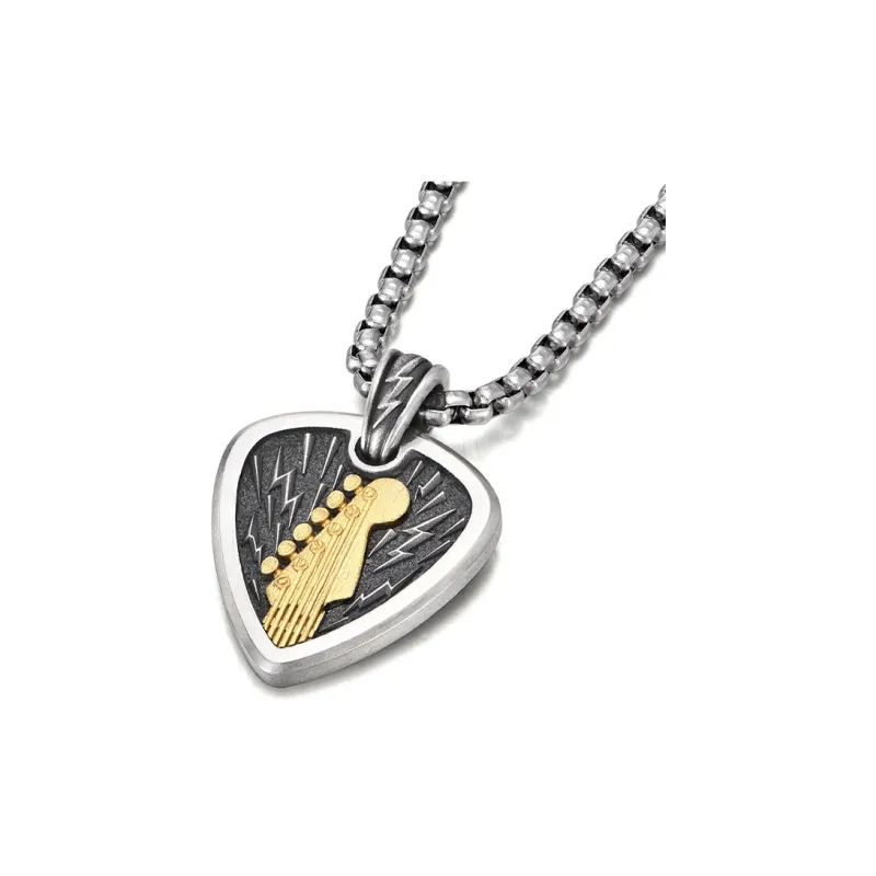 IDEAGEMER S925 Silver Necklaces Men's-8