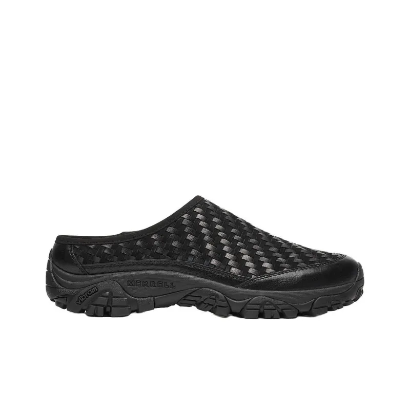 MERRELL Moab 2 Slide Leather Woven 1TRL Black-1