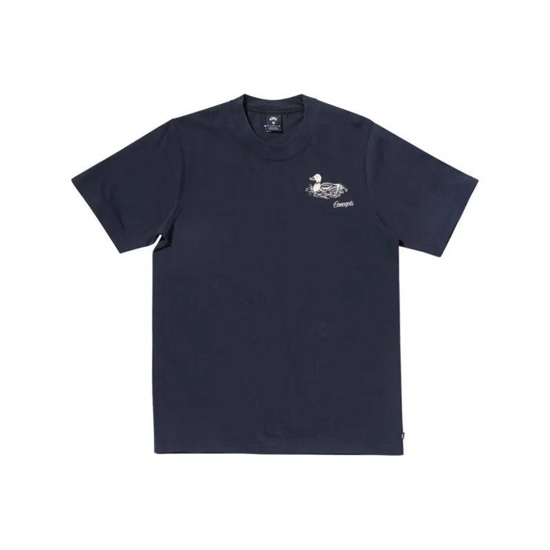 Nike SB Skateboard Dunk High X Concepts Tee Dark Blue-0