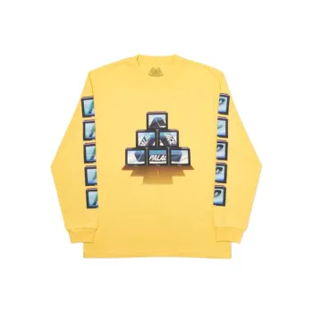 PALACE T-Shirts Unisex Yellow