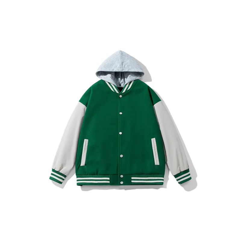 AKIN Baseball Jacket Unisex BV Green-2