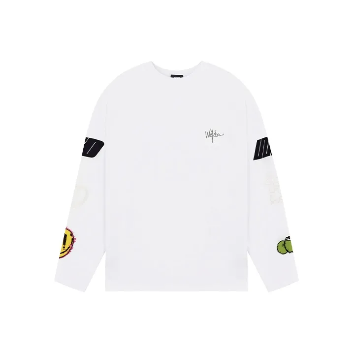 WE11DONE Heart Long Sleeve T Shirt-0