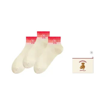Caramella Ankle Socks Women's Shopping Bag Combo Set