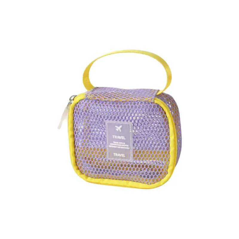 Boniu Polyester Makeup Bag Tubas Unisex Round Pink-6
