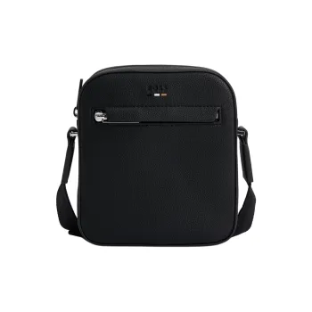 HUGO BOSS Artificial Leather Journalist Bag Crossbody Bag Men's Black