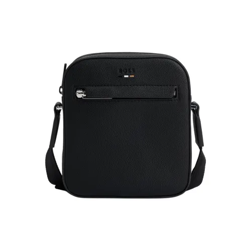 HUGO BOSS Artificial Leather Journalist Bag Crossbody Bag Men's Black