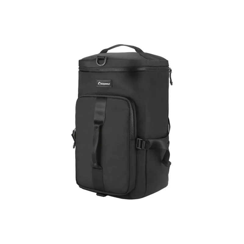 Diplomat Fabric Backpack Unisex Black-1