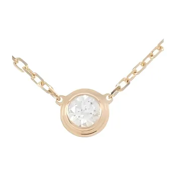 Cartier 2010s 18K Rose Gold D'Amour Diamond Necklace