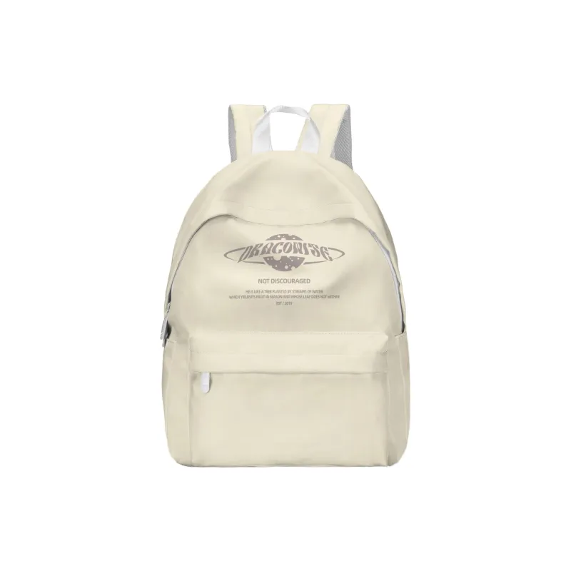 DRACONITE Polyester Backpack Laptop Bags Regular Unisex White-16