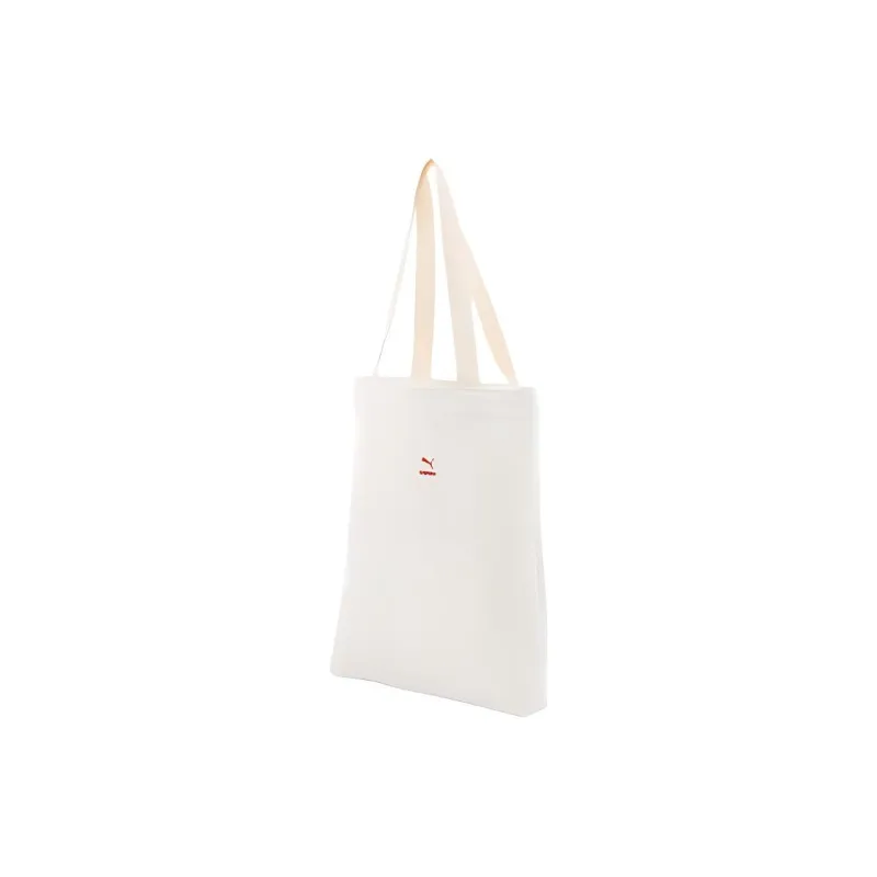 PUMA GARFIELD SHOPPER Canvas Handbag Regular Unisex White-1