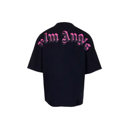 PALM ANGELS Oversized Double Logo T shirt