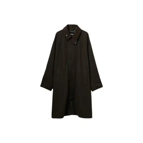 BARBOUR Coats Men Brown