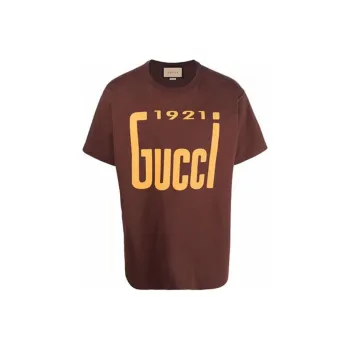 GUCCI T-Shirts Men Brown