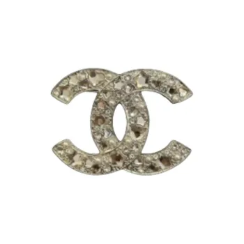 CHANEL Brooches Unisex Light Gold