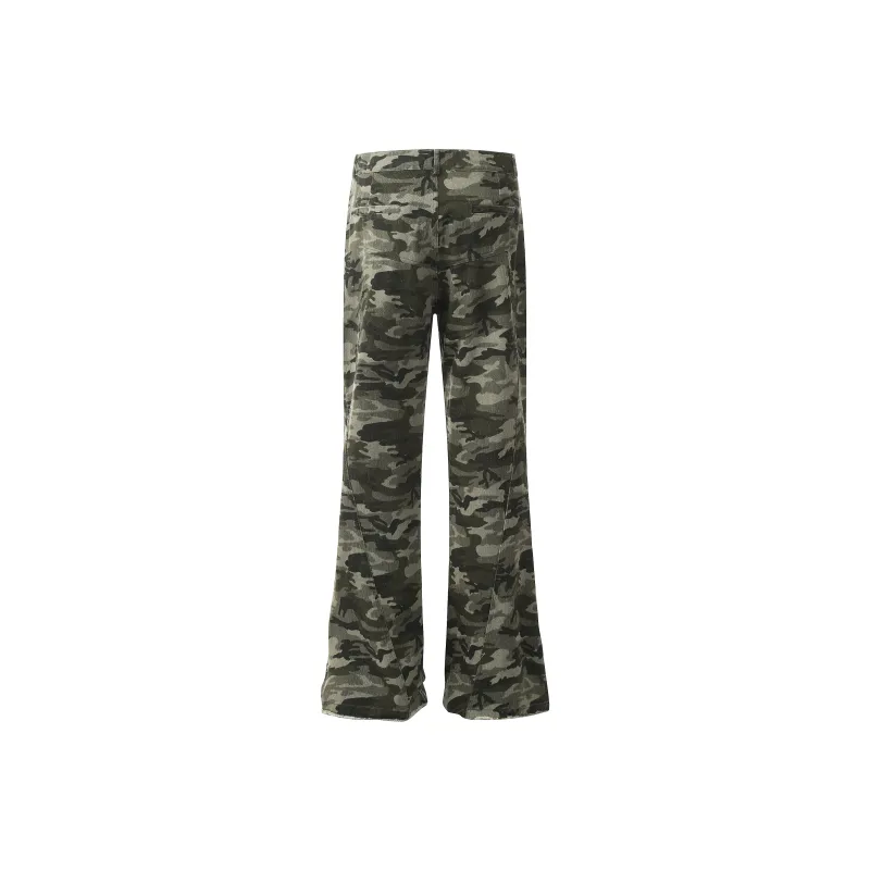 YINLEI Casual Pants Unisex Camouflage-1