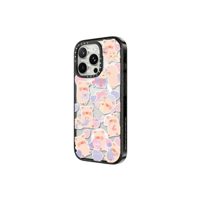 CASETIFY TPU Material Piggy Attack Phone Cases Compatibility With IPhone 16 Collection Cute Style-2