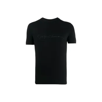GIORGIO ARMANI Logo Printed Crewneck T Shirt