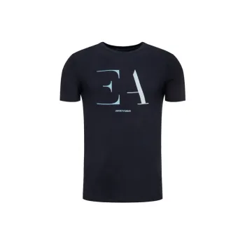 EMPORIO ARMANI T Shirts Men Navy Blue