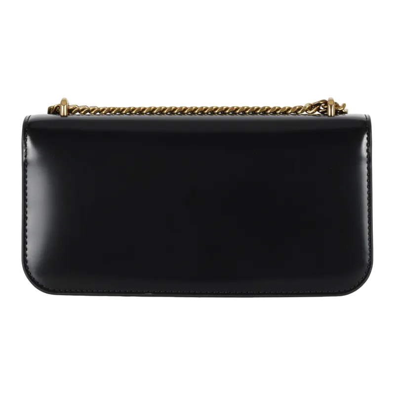 TORY BURCH Eleanor Cow Leather Portable Crossbody Bag, Shoulder Bag Trumpets Women's Black-2