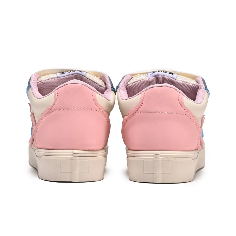 Lycakington Anti Slip And Wear Resistant Lightweight Low Top Skateboard Shoes Women's Pink-14