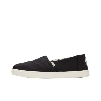 Toms Alpargata Casual Single Shoes Women's Black