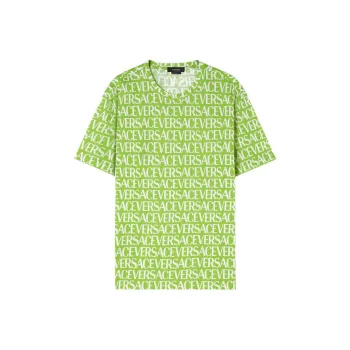 VERSACE VERSACE SS23 T Shirt Men's Yellow Green