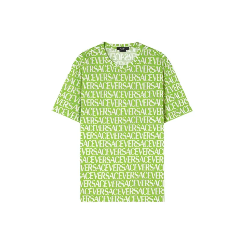 VERSACE VERSACE SS23 T Shirt Men's Yellow Green-0