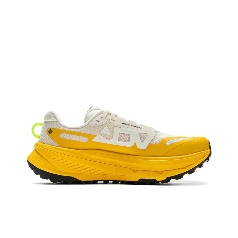 LiNing Anti Slip Wear Resistant Low Top Trail Running Shoes Women's Beige Yellow-1