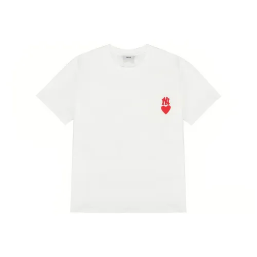 MLB Set in Sleeve T Shirt Unisex White