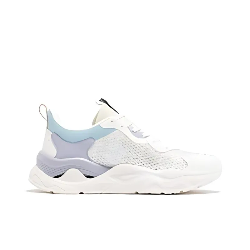 361° Anti Slip And Wear Resistant Breathable Low Top Sports Casual Shoes Women's White Blue Purple-1