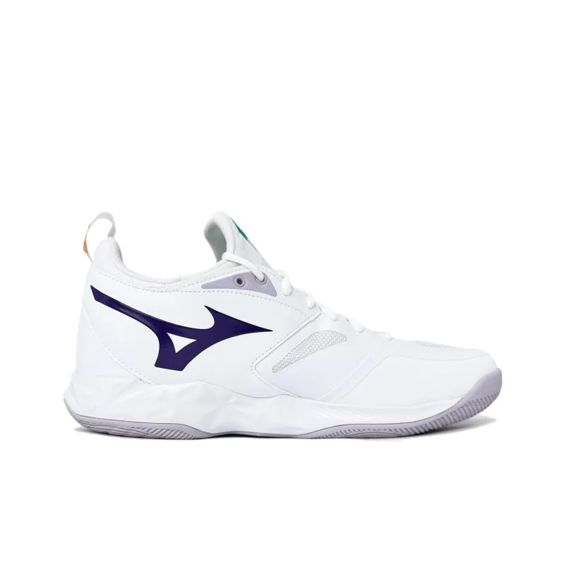 Mizuno Women's Wave Dimension 'White Violet Indigo'-1