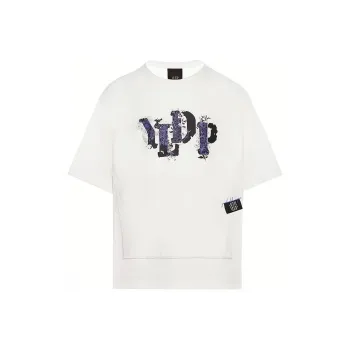 YLDP T Shirts Unisex White