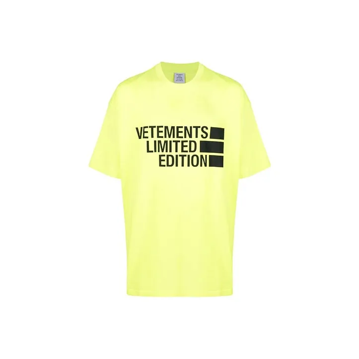 Vetements Oversized Logo T shirt-0