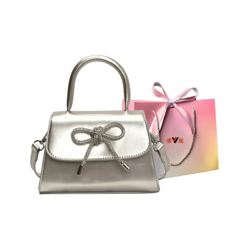 Yalu PU Handbag Regular Women's White/Red/Brown/Black/Silver-28