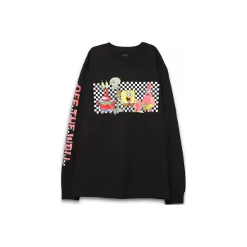 Spongebob Squarepants X Vans T-Shirts Men Black