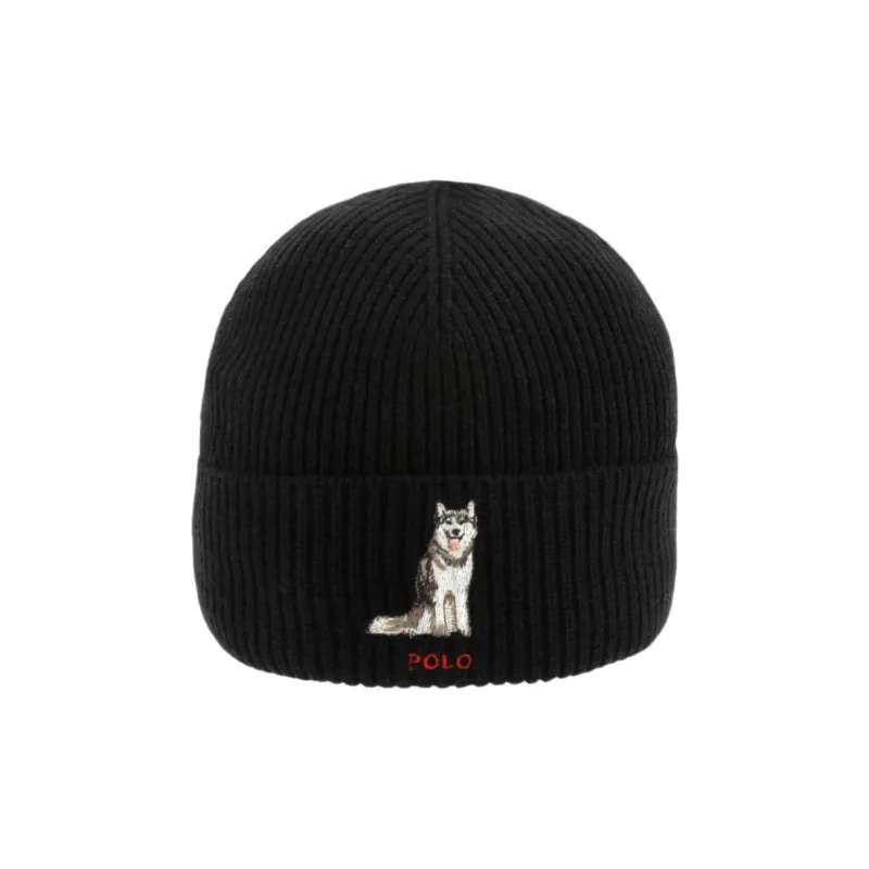 Polo Ralph Lauren Acrylic Beanies Men's Black-1