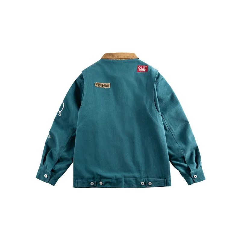 VERAF CA Jackets Coats Unisex Blue-1
