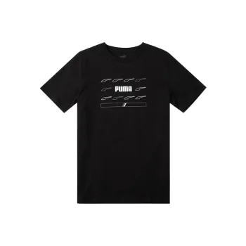 PUMA X FERRARI Collaboration T Shirts Men Black