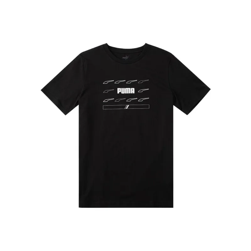 PUMA X FERRARI Collaboration T Shirts Men Black-0