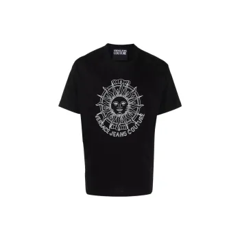 VERSACE JEANS COUTURE T Shirts Men Black