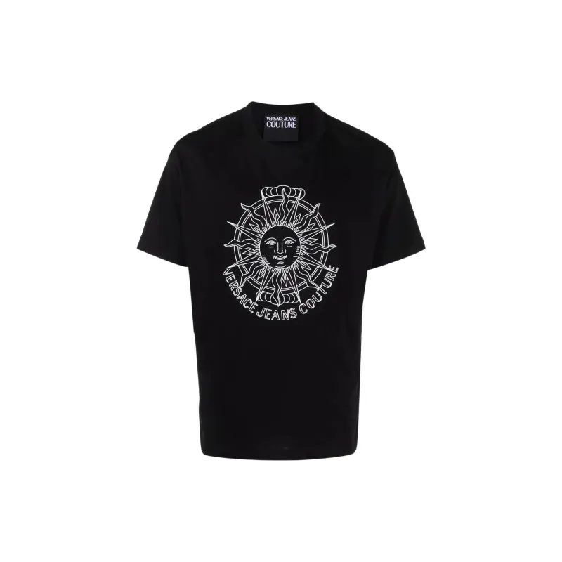 VERSACE JEANS COUTURE T Shirts Men Black-0