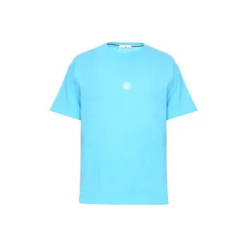 STONE ISLAND T Shirts Men Royal Blue