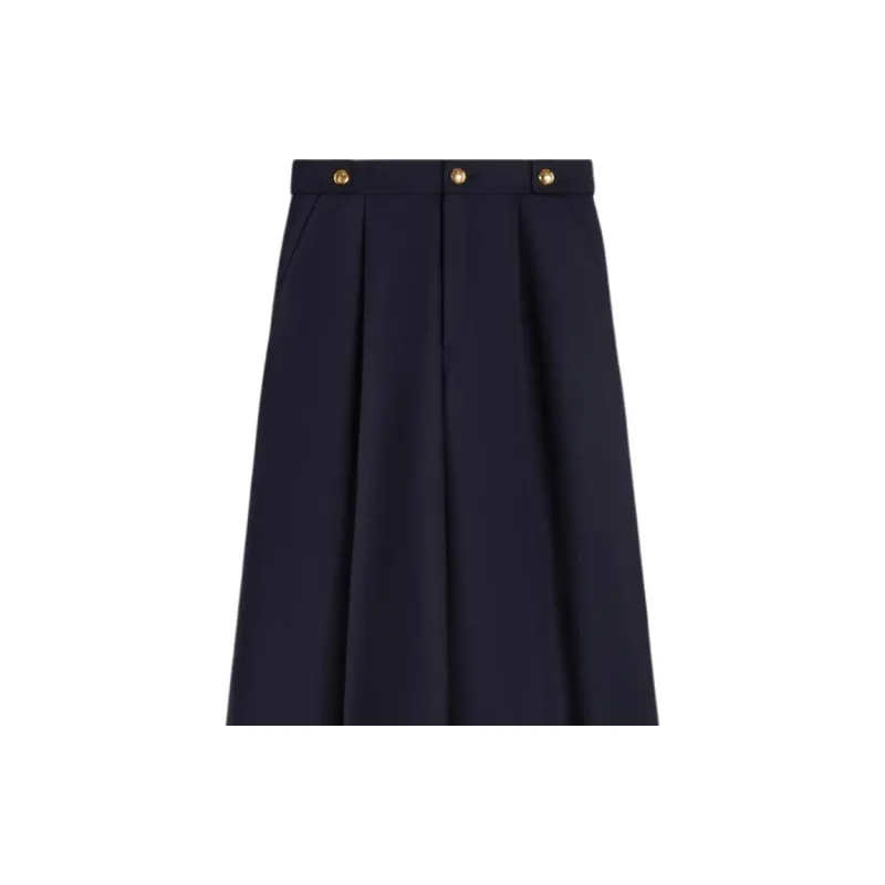 CELINE Taillat Pleat Detailed Trousers-4