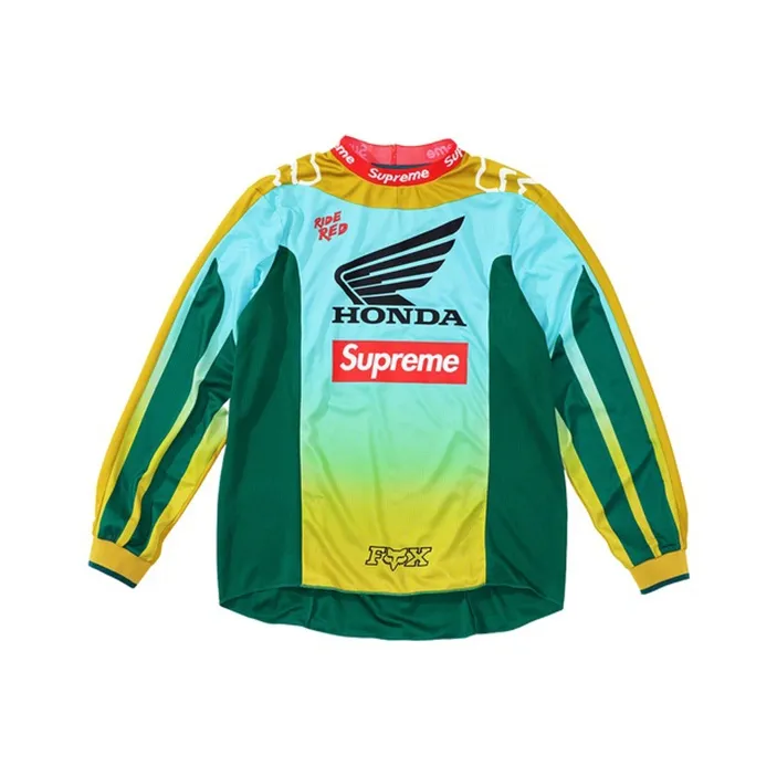 Supreme Honda Fox Racing Moto Jersey Top-0