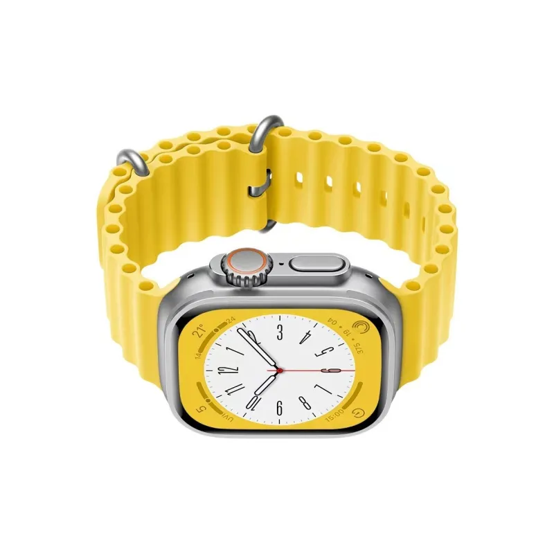 MSSM Watch Bands Apple Compatibility 210mm Silicone Material-8