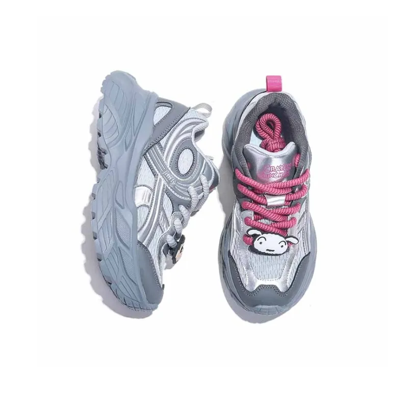 SHINCHAN x Jifffly Abrasion Resistant Breathable Height Increasing Low Top Chunky Sneakers Women's-11
