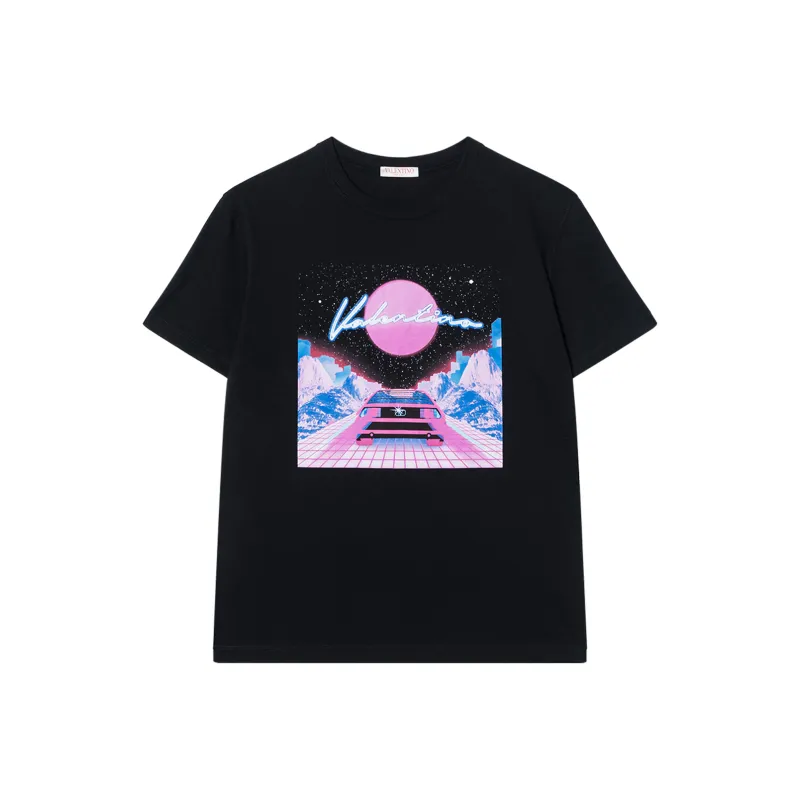 Valentino T Shirts Men Black-0
