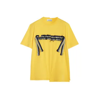 Lanvin SS23 T Shirt Men's Rubber Yellow