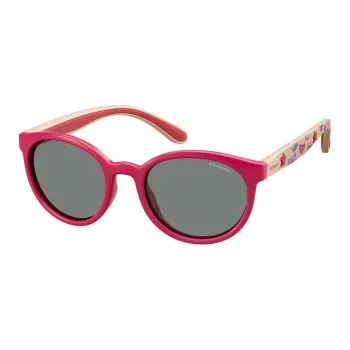 Polaroid Polycarbonate Irregular Shape Sunglasses Kids' Pink