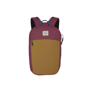 OSPREY Recycled Polyester Backpack Unisex Burgundy Red & Brown